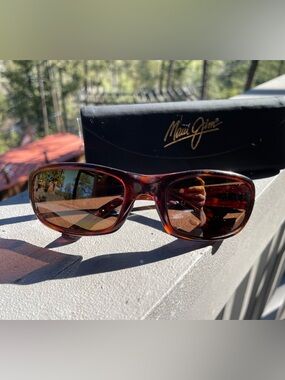 Maui Jim Stingray Tortoiseshell Sunglasses - Brown Frames with Brown Lenses